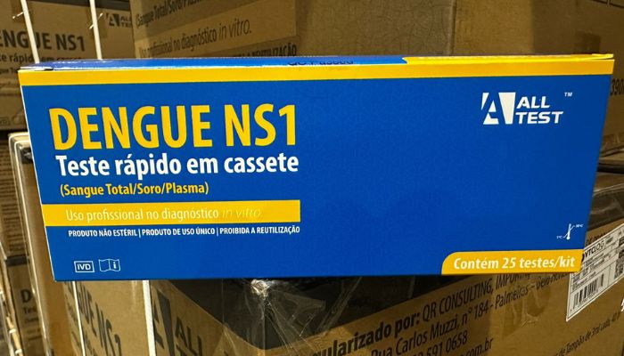  Paraná recebe 359,9 mil testes rápidos de dengue e Sesa organiza distribuição